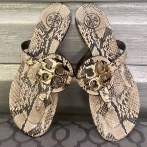 Tory Burch python sandals